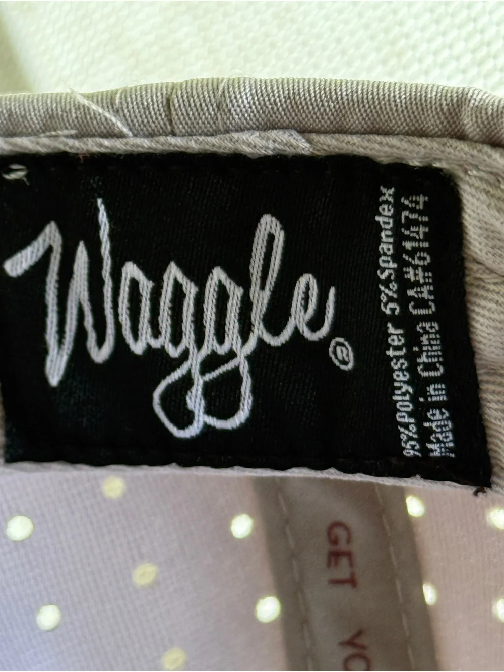 Waggle Golf Ham It Up Pig Snapback Hat Grey Pink Performance  Breathable Cap